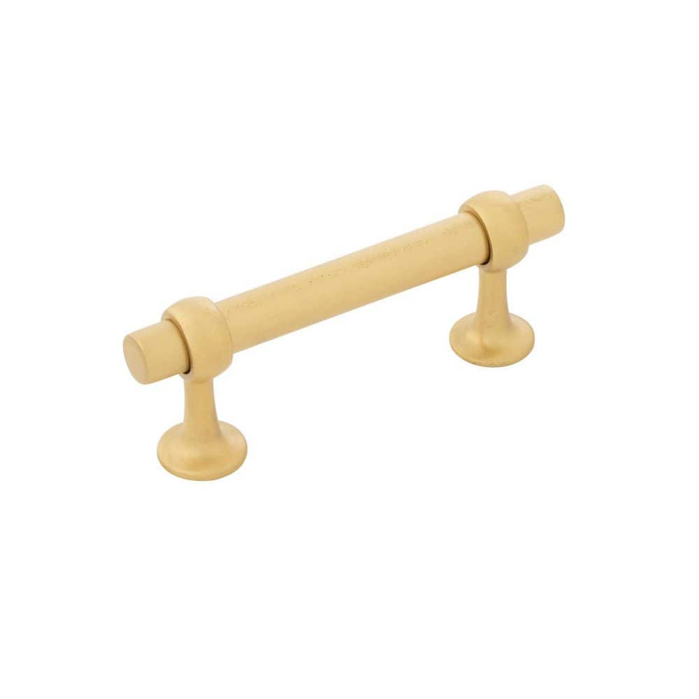 Ostia Collection Pull 3 Inch Center to Center Brushed Golden Brass Finish price history on PriceWatchPro