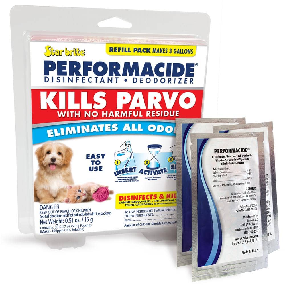 Performacide Kills Parvo Gallon Refill 3 Pack 103003 The Home Depot