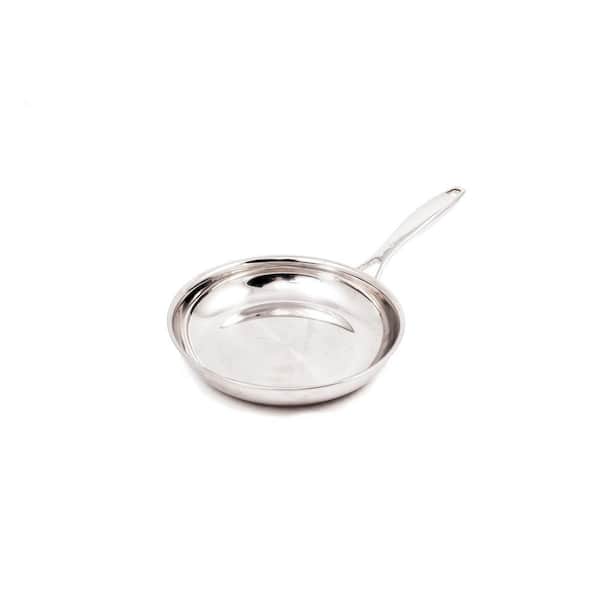 Stainless Steel 8 in. Fry Pan Premium Clad