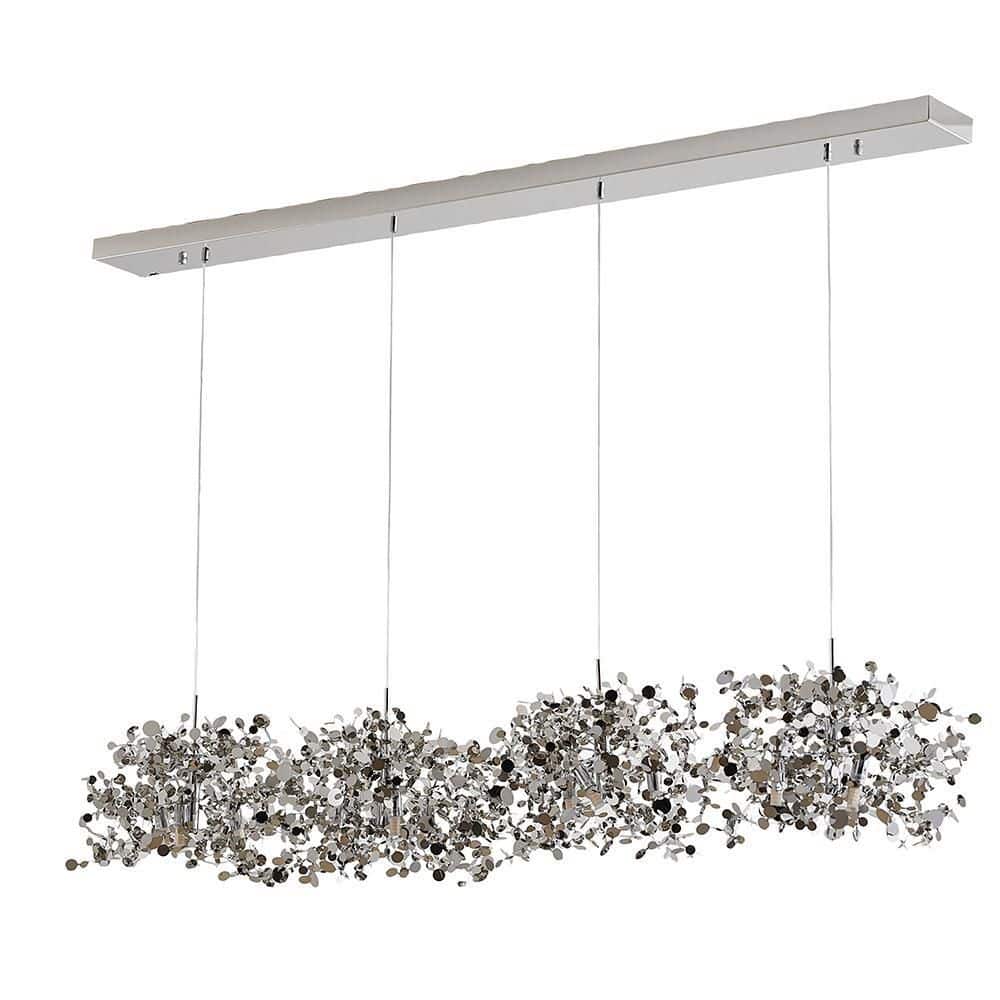 Alden 12-Light Silver Interior Lighting Chandelier