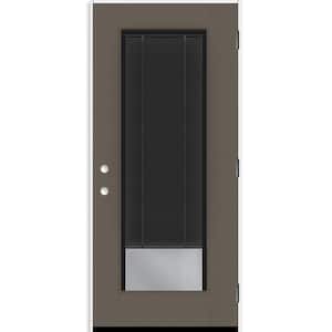Steves & Sons Legacy 34 in. x 77 in. Full Lite Clear Glass