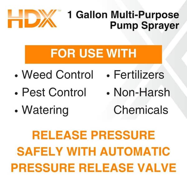 1 Gallon Multi-Purpose Lawn and Garden Pump Sprayer