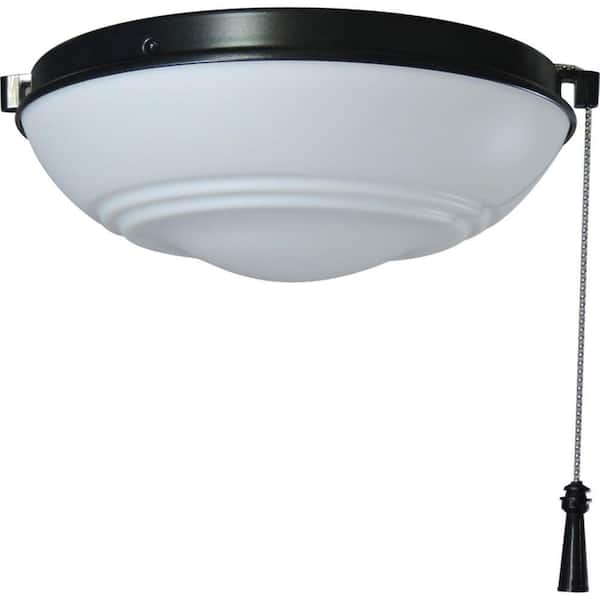 Hampton Bay Universal Ceiling Fan LED Light Kit with Shatter Resistant Bowl