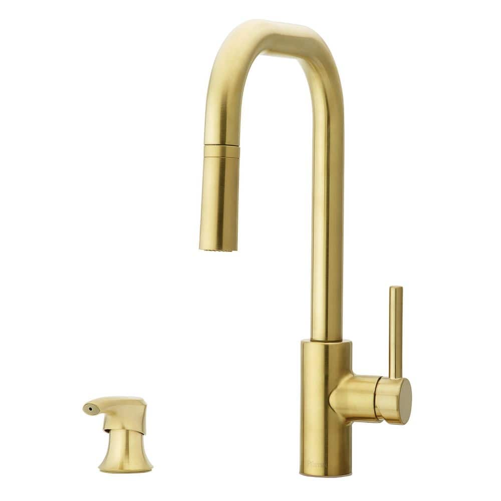 Pfister Zanna Single Handle Pull Down Sprayer Kitchen Faucet with