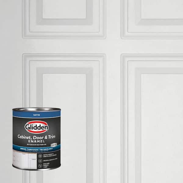1 qt. PPG1001-2 Aria Satin Door, Trim and Cabinet Paint