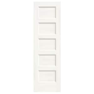 24 in. x 80 in. Conmore White Paint Smooth Hollow Core Molded Composite Interior Door Slab
