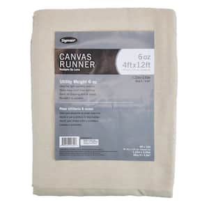 Painter's Pride 1 Mil Canvas 8-OZ 9-ft x 12-ft Drop Cloth in the Drop Cloths  department at