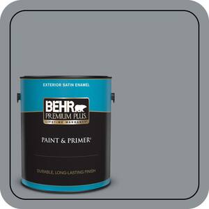 BEHR MARQUEE 1 gal. #PPU18-04 Dark Pewter One-Coat Hide Matte Interior