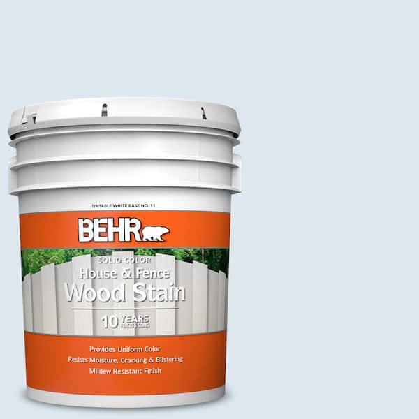 5 gal. #540E-1 Wave Crest Solid Color House and Fence Exterior Wood Stain