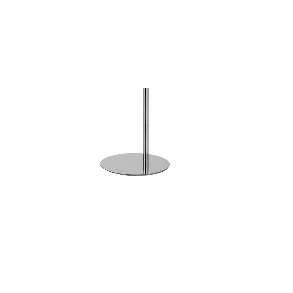 Arc 64" Chrome Finish White LED Floor Lamp with Touch Sensor