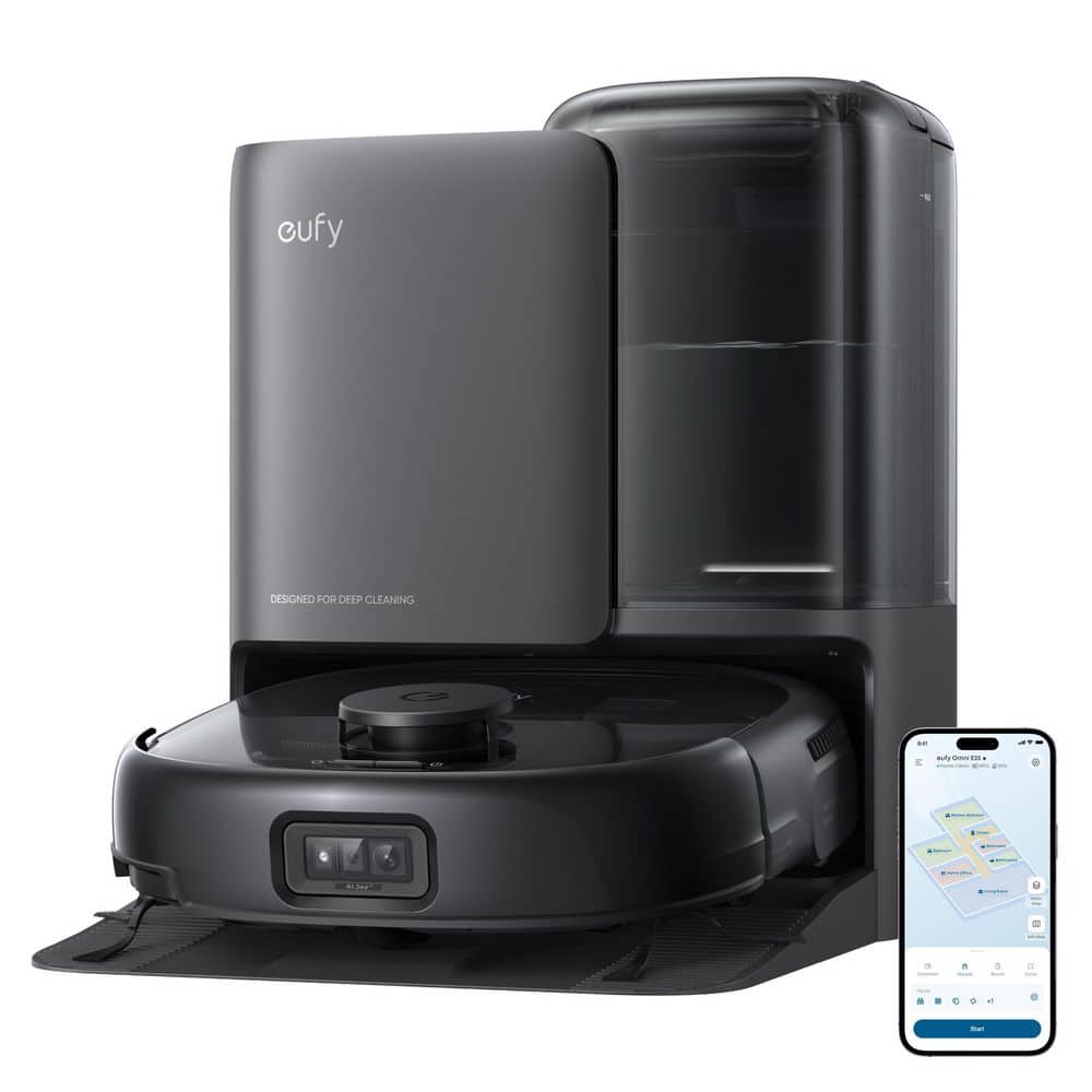 eufy Omni E25 12.9 in Robot Vacuum and Mop with Smart Navigation