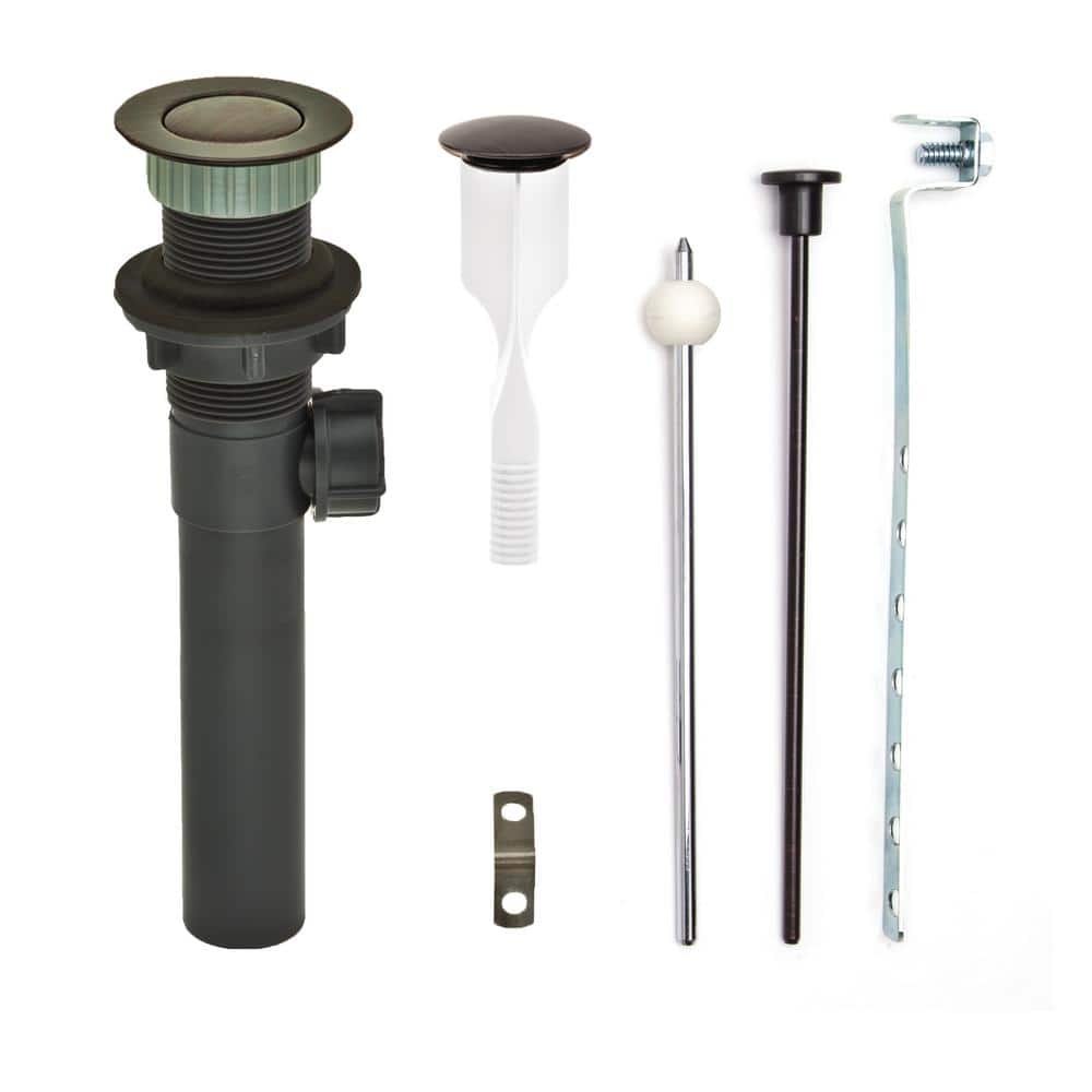 "ClogFREE Never Clog Pop-Up Drain, Magnetic Stopper, Gray ABS Body w/o Overflow, 1.6-2"" Sink Hole, Oil Rub Bronze" price history on PriceWatchPro