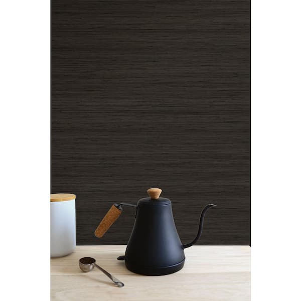 Clove Shantung Silk Embossed Vinyl Unpasted Wallpaper Roll 60.75 sq. ft.