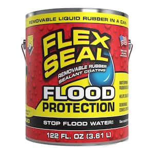 Flex Seal Flood Protection Liquid  Rubber Sealant Coating 122 oz. (Yellow)