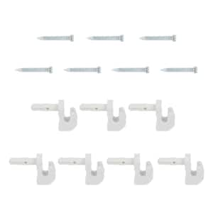 Fixed Mount Drywall Back Wall Clips (7-Pack)