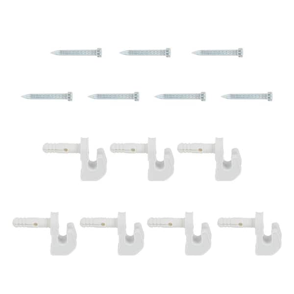 Everbilt Fixed Mount Drywall Back Wall Clips (7-Pack)