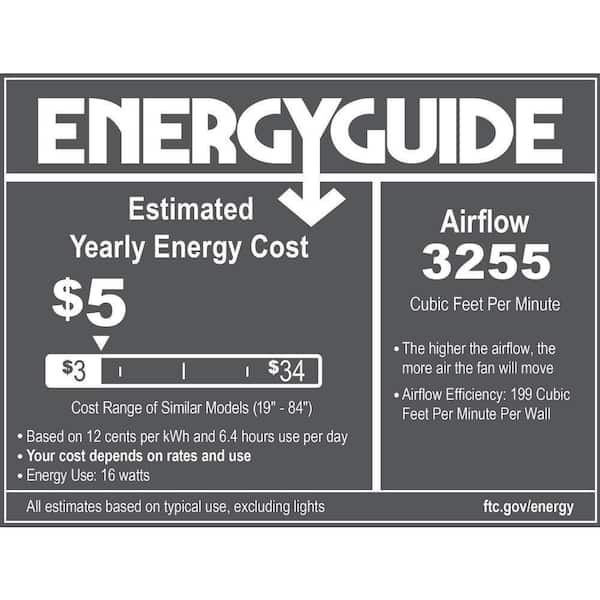 Launceton 44 in. Indoor Hand Rubbed Antique Brass Ceiling Fan with Matte White Blades and 6-speed Reversing Remote