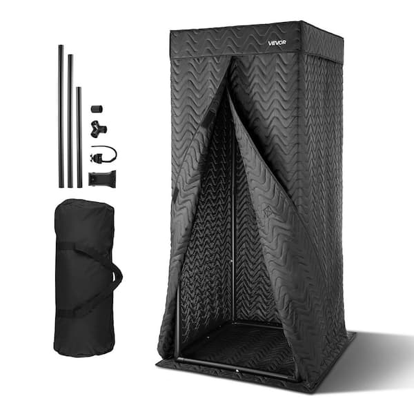 Portable Vocal Booth, Portable Recording Studio with Travel Bag, Sound Isolation Booth for Echo-Free Vocals