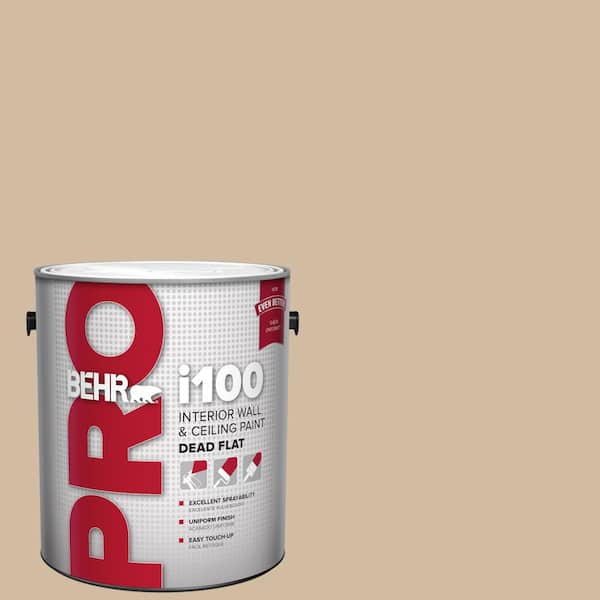 BEHR PRO 1 gal. #N270-3 Coco Dead Flat Interior Paint