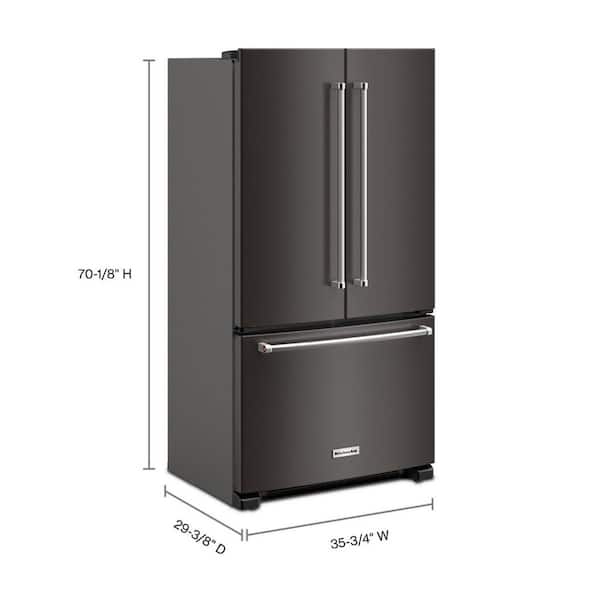 KitchenAid 36 in. 20 cu. ft. Counter Depth French Door