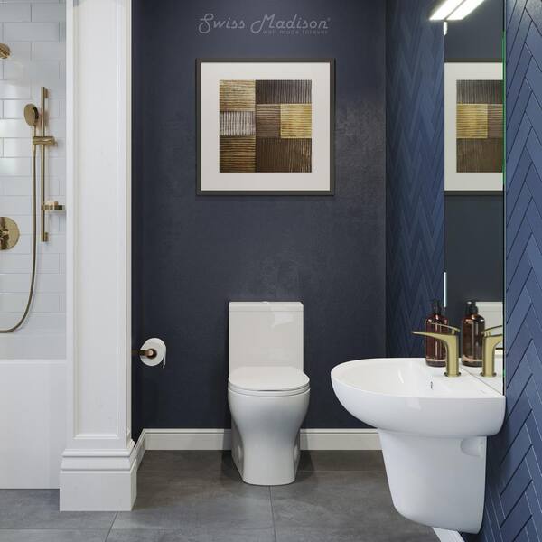 Swiss Madison Sublime II 2-piece 0.8/1.28 GPF Dual Flush Round