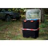 Husky 20-Gal. Professional Duty Waterproof Storage Container with Hinged Lid  in Black 246841 - The Home Depot