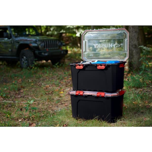 Featured products 1) Husky 30 gal professional duty waterproof storage  container, 30 gallon storage bins with lids