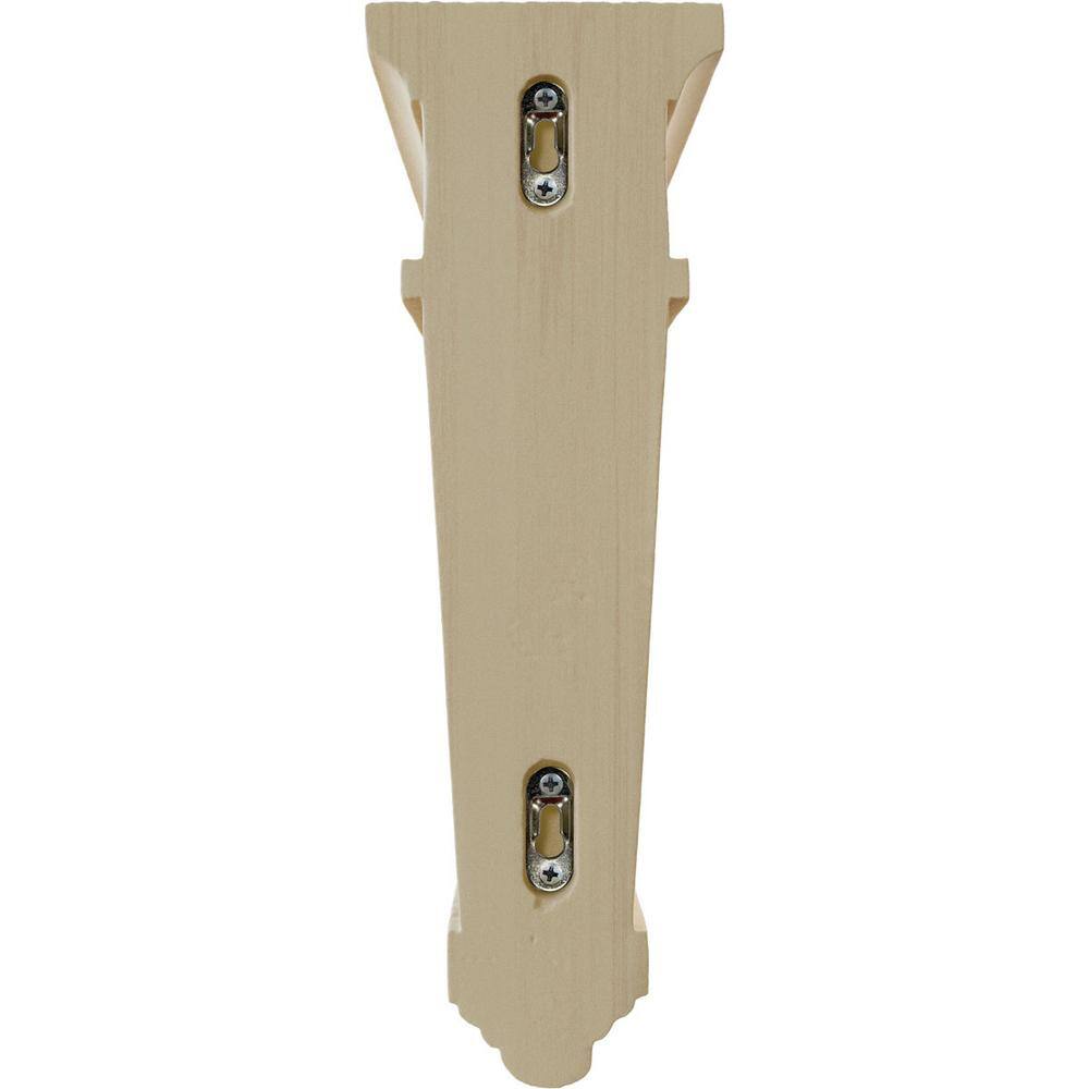 Arlington 13.75" Hand-Carved Rubberwood Corbel