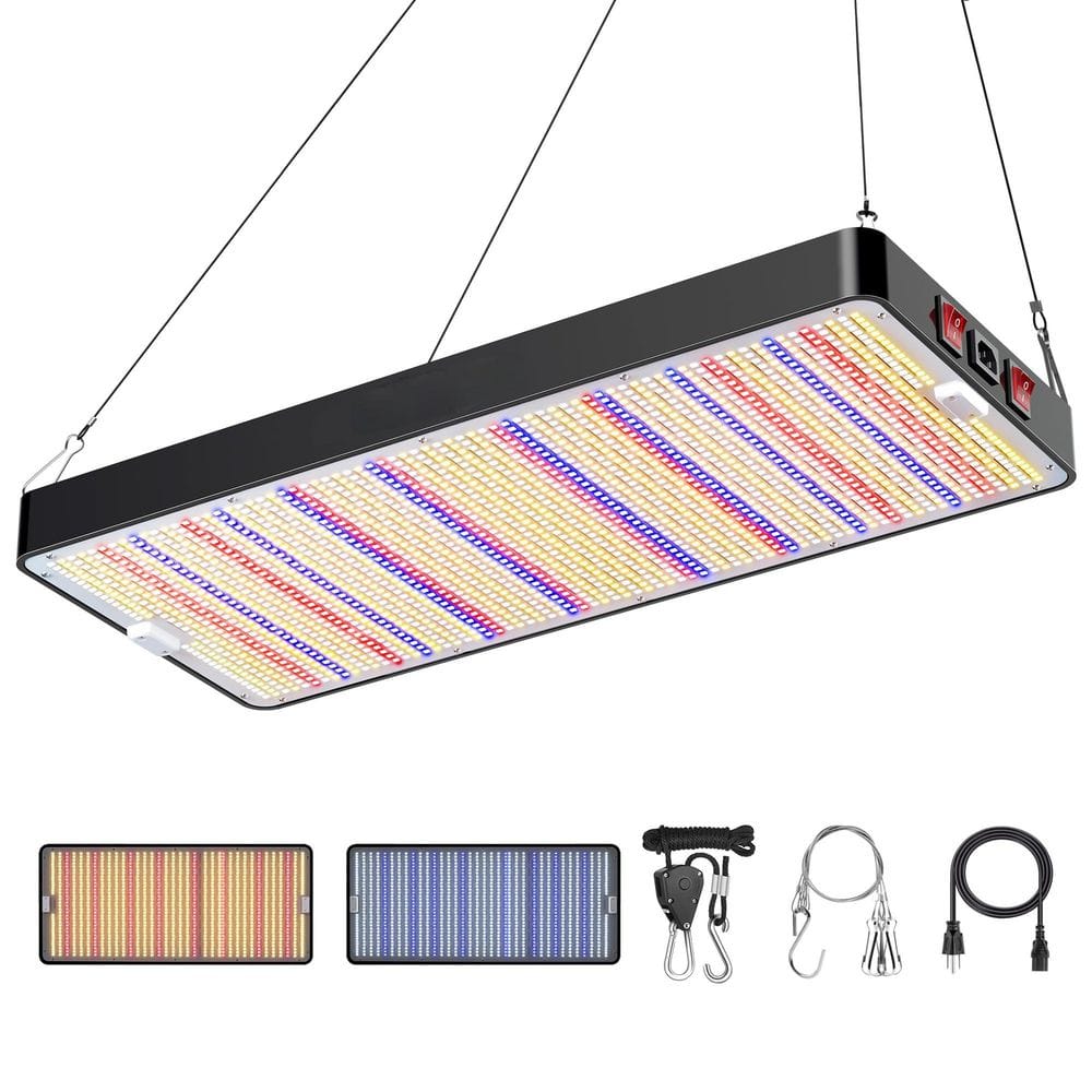 Full Spectrum Grow Lights for 4 x 4 ft. Indoor Plants with Veg & Bloom Switches, Quiet Cooling Fan for All Growth Stages price history on PriceWatchPro