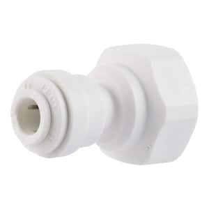 1/4 in. O.D. Push-to-Connect x 1/4 in. FIP NPTF Polypropylene Adapter Fitting