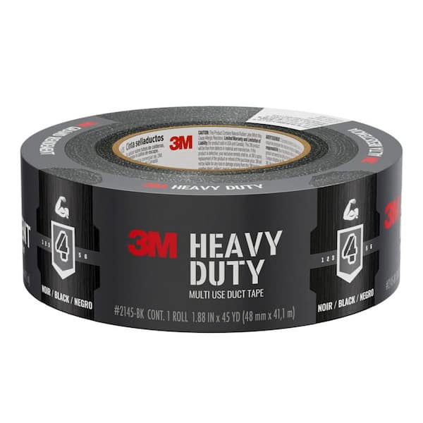 1.88 in. x 45 yds. Black Duct Tape (1 Roll)