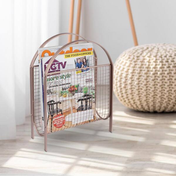 Angel Sar 11.4 in. W x 14.8 in. H Gold Mid-Century Freestanding Metal ...
