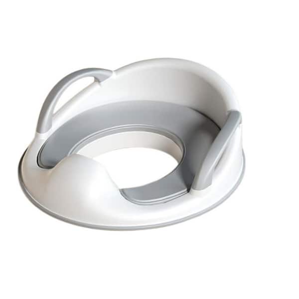Baby Toddler Potty Training Toilet Seat with Handles Safe Urine Guard Non-Slip Rubber Rim Fits Round & Oval Toilets