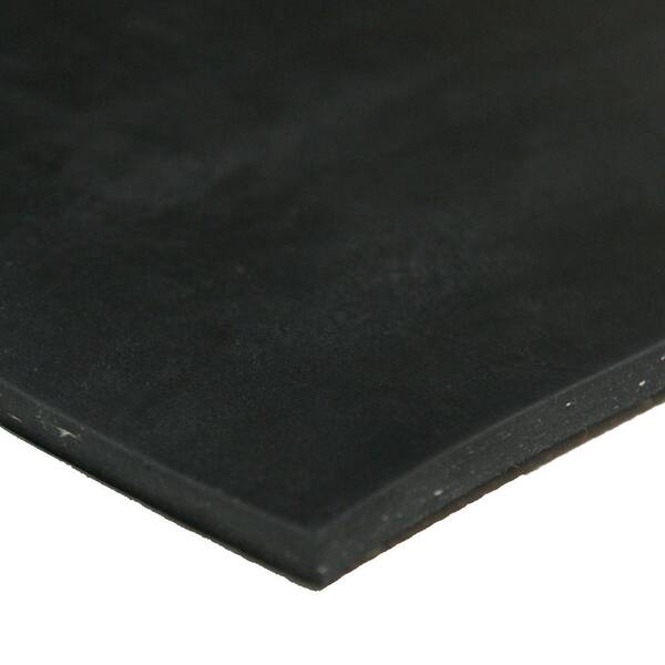 Rubber-Cal Neoprene 1/8-in T x 12-in W x 24-in L Black Commercial 50A  Durometer Rubber Sheet in the Rubber Sheets & Rolls department at