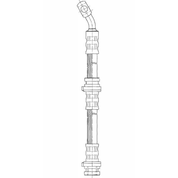 Centric Parts Brake Hydraulic Hose 1993-1998 Nissan Quest