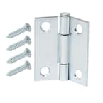 1-1/2 in. Zinc-Plated Narrow Utility Hinge (2-Pack)