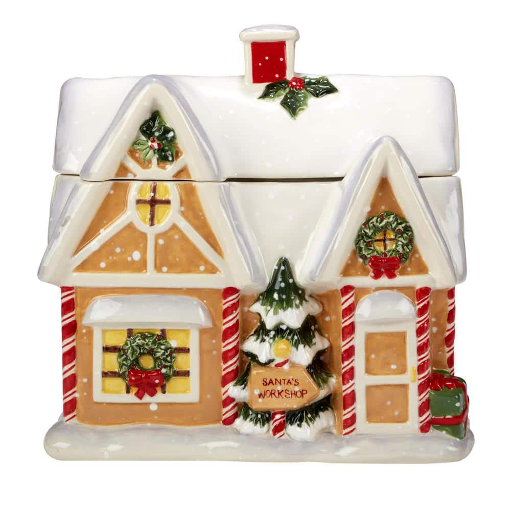 Miniature Three Christmas Cookie Jars for Dollhouses [ROP 18255 1.825/5]