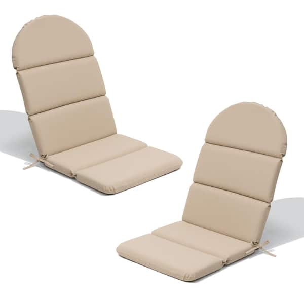 Pellebant 20 x 50 2-Piece Deep Seating Patio Outdoor Adirondack Chair Cushion in Beige