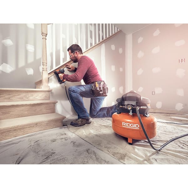 Ridgid 18V Cordless 23 Gauge 1-3/8 in. Headless Pin Nailer Kit with 2.0 Ah Battery and Charger