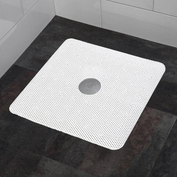 Pentagone Bath & Plancher Mat Set Bathroom Shower Bath Mat With Non Slip BACK