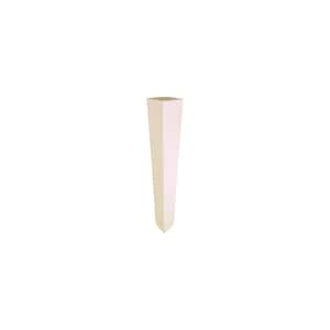 Newport  4 in. W X 4 in. D X 34.5 in. H Cream Painted Ornamental Cabinet Filler Column Spindle
