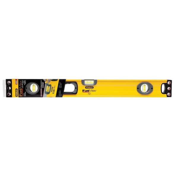 Stanley 48 in. Non-Magnetic 180 Aluminum I-Beam Level 42-328 - The Home  Depot