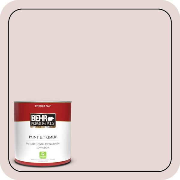 BEHR PREMIUM PLUS 1 qt. #710A-2 Sentimental Flat Low Odor Interior Paint & Primer