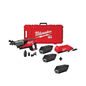 MX FUEL Lithium-Ion Cordless Handheld Core Drill Kit with (3) Lithium-Ion REDLITHIUM CP203 Batteries
