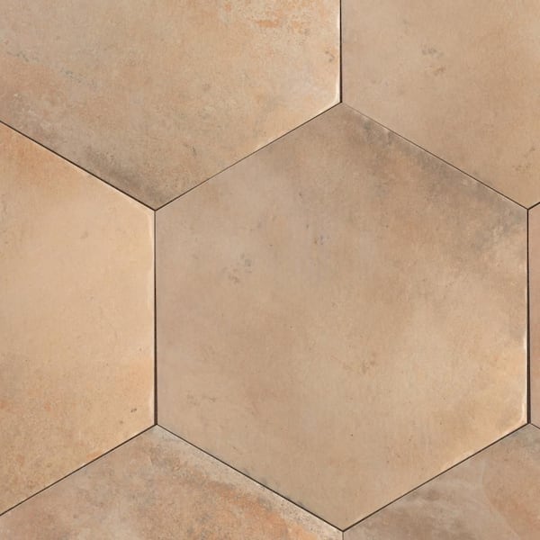 Americana Boston Hex East 14 in. x 16 in. Porcelain Floor and Wall Tile (11.07 sq. ft. /Case)
