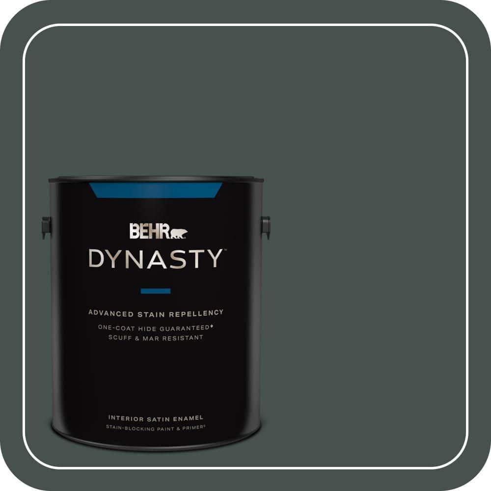 1 gal. #QE-48 New Forest Satin Enamel Interior Stain-Blocking Paint & Primer price history on PriceWatchPro