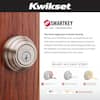 Kwikset Juno Satin Nickel Exterior Entry Door Knob and Single Cylinder  Deadbolt Combo Pack Featuring SmartKey Security 99910-034 - The Home Depot