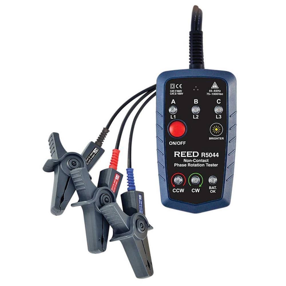 REED Instruments Non-Contact Phase Rotation Tester R5044 - The Home Depot