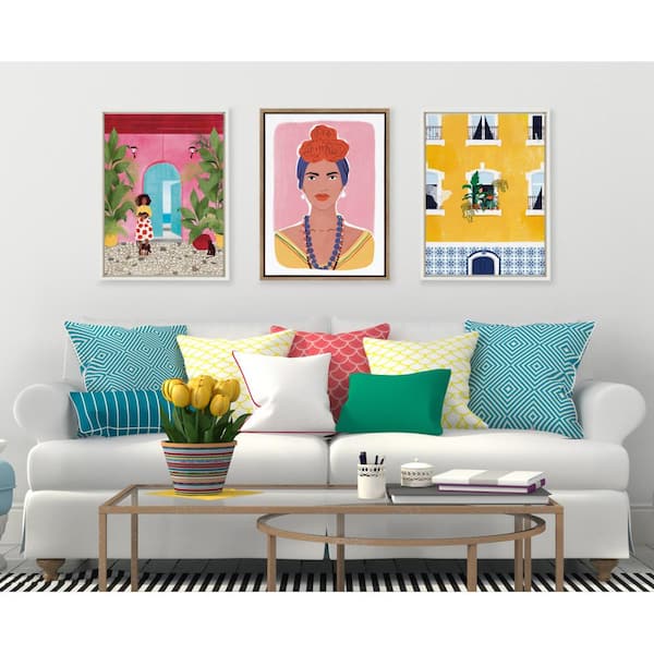 Kate and Laurel Sylvie Opportunities by Maja Tomljanovic Framed Canvas  Wall Art 18 in. x 24 in. 217667 - The Home Depot