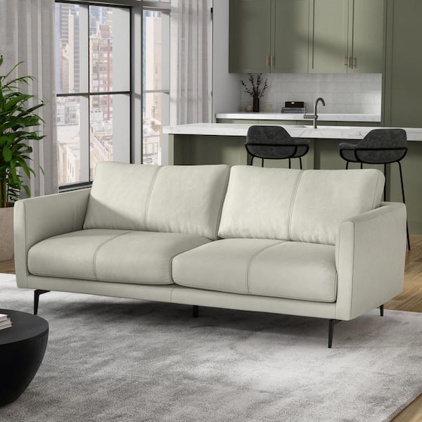Simpli Home Stevens Modern, Mid-Century 81 in. Straight Arm